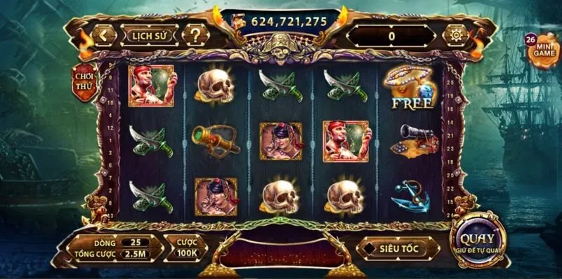 Nổ Hũ SUNWIN - Bí Quyết Quay Hũ Đổi Thưởng Trúng Lớn 2026 Nổ hũ Pirate King đậm chất phiêu lưu cướp biển
