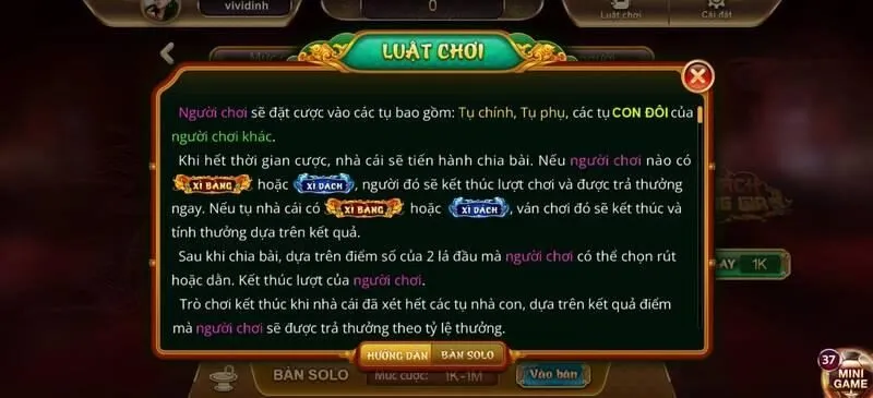 Xì Dách Hoàng Gia SUNWIN - Mẹo Chơi Đỉnh Cao Và Luật Mới Luật chơi xì dách hoàng gia sunwin chi tiết
